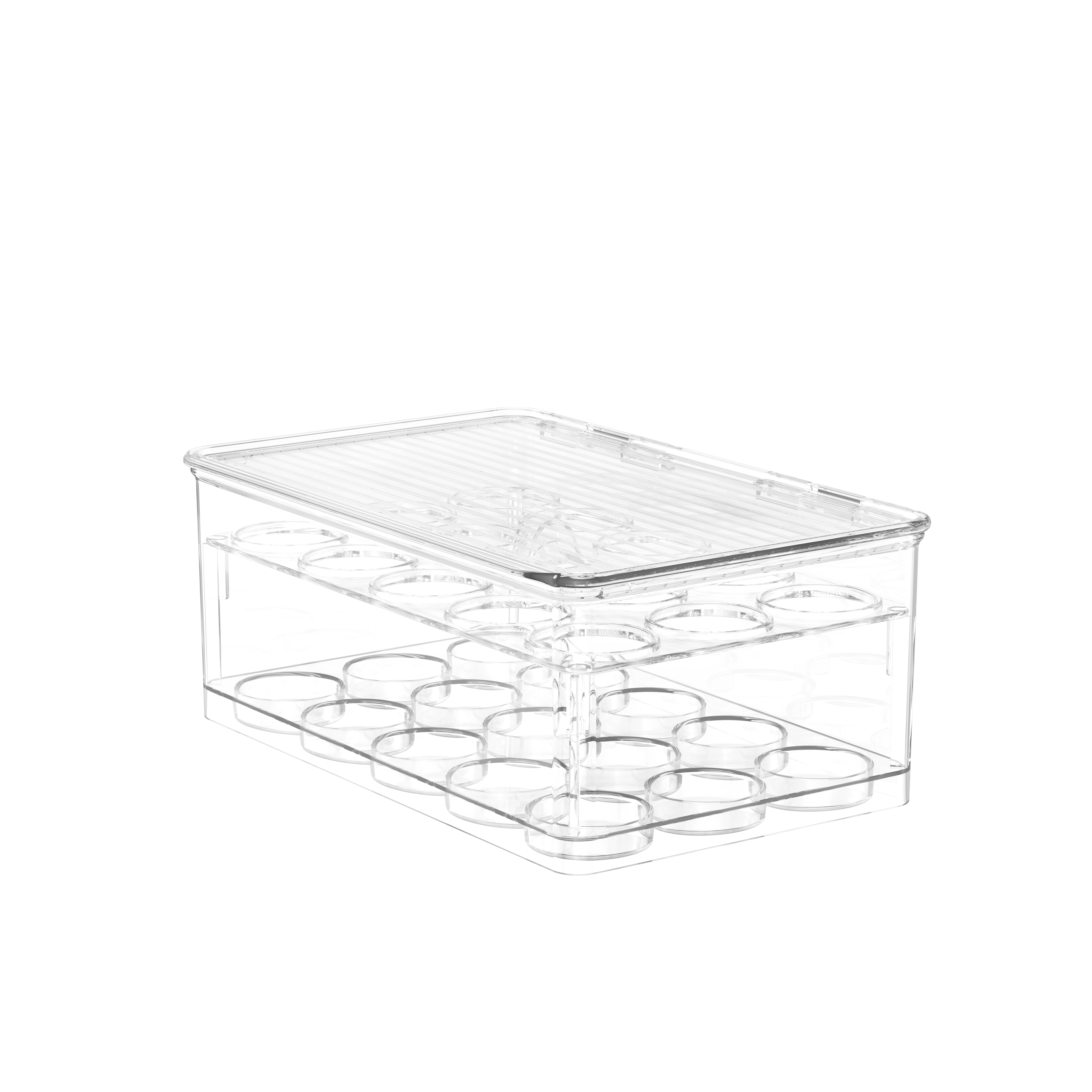 Dudukan tas kopi stackable